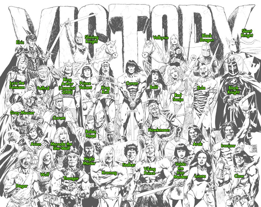 Victory Parade Commission by Jun Bob Kim with Labels