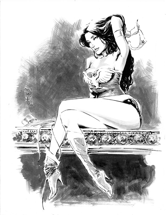 Wonder Woman Pinup by Jun Bob Kim